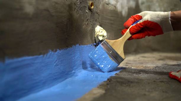 Commercial Waterproofing project at a Chalfont, PA business property by SJ Waterproofing Pros