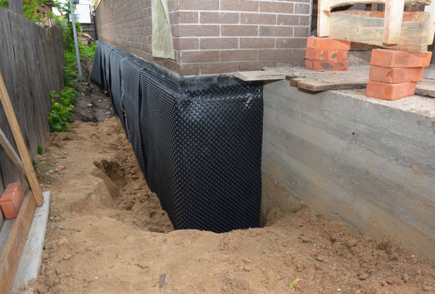 SJ Waterproofing Pros technician performing targeted Waterproofing assessment in Chalfont, PA